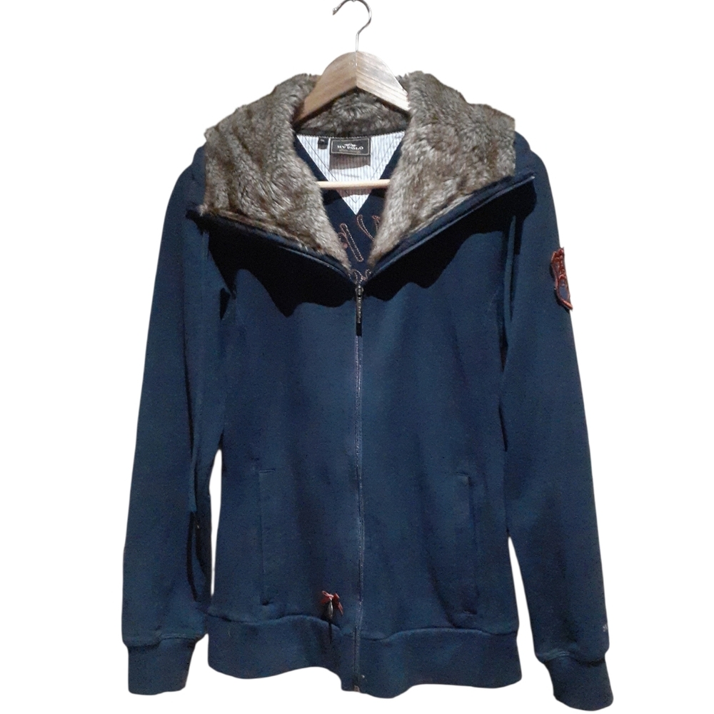 HV Polo Women's Mercedes Sweat Jacket Navy 0401091368 Size XL